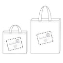 French Post Card Personalized Tote Bag Mini Tote with Gussets (Pack of 1)-Personalized Gifts for Women-JadeMoghul Inc.