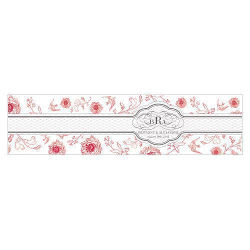 French Whimsy Cube Favor Box Wrap Vintage Pink (Pack of 1)-Favor-Red-JadeMoghul Inc.