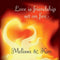 "Friendship on Fire" Card (Pack of 1)-Wedding Favor Stationery-JadeMoghul Inc.