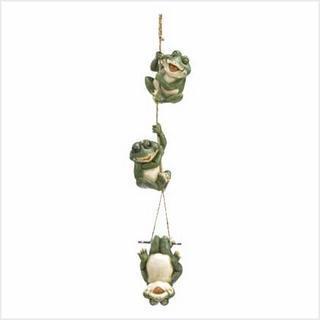 Home Decor Ideas Frolicking Frogs Hanging Decoration