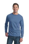 Fruit of the Loom HD Cotton 100% Cotton Long Sleeve T-Shirt. 4930-T-shirts-Columbia Blue-3XL-JadeMoghul Inc.