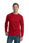 Fruit of the Loom HD Cotton 100% Cotton Long Sleeve T-Shirt. 4930-T-shirts-True Red-3XL-JadeMoghul Inc.