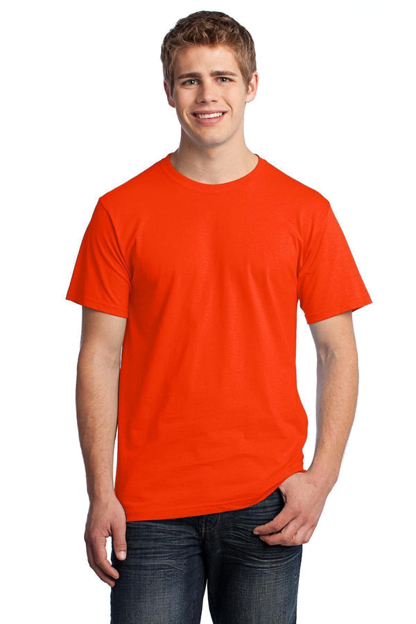 Fruit of the Loom HD Cotton 100% Cotton T-Shirt. 3930-T-shirts-Burnt Orange-2XL-JadeMoghul Inc.