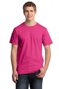 Fruit of the Loom HD Cotton 100% Cotton T-Shirt. 3930-T-shirts-Cyber Pink-L-JadeMoghul Inc.