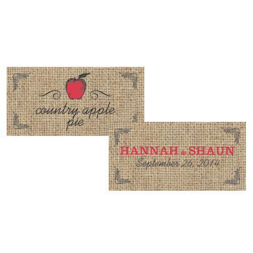 Fruit Themed Small Rectangular Tags Cherry (Pack of 1)-Wedding Favor Stationery-Red-JadeMoghul Inc.