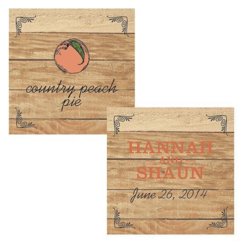 Fruit Themed Square Tags Cherry (Pack of 1)-Wedding Favor Stationery-Berry-JadeMoghul Inc.