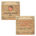 Fruit Themed Square Tags Cherry (Pack of 1)-Wedding Favor Stationery-Peach-JadeMoghul Inc.