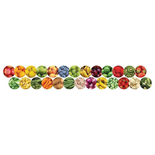 FRUITS AND VEGGIES BORDER-Arts & Crafts-JadeMoghul Inc.