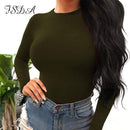 FSDA Long Sleeve Black Bodysuit O Neck Casual Spring Winter White Body Top Sexy Women 2020 Bodysuits Streetwear JadeMoghul Inc. 