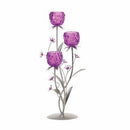 Candle Holders Fuchsia Blooms Candleholder