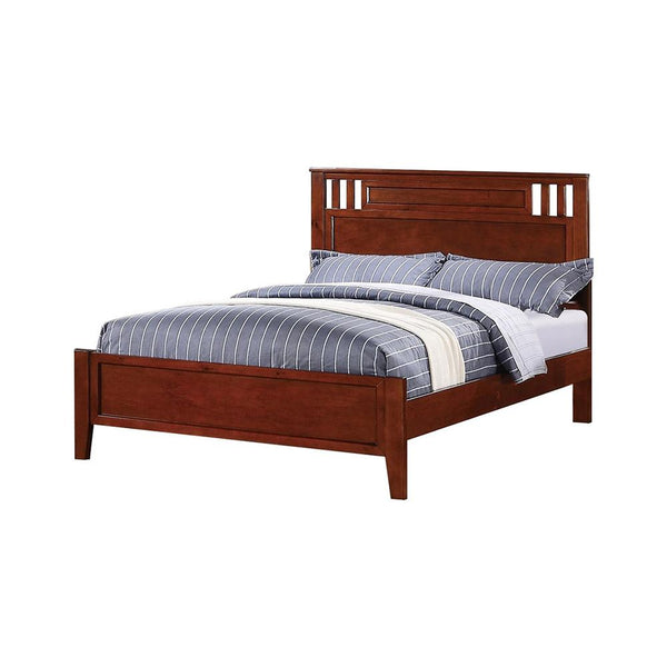 Full Bed Wooden Finish,Brown-Platform Beds-Brown-PinePlywood-JadeMoghul Inc.