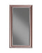 Full Length Leaner Mirror With a Rectangular Polystyrene Frame, Rose Gold-Mirrors-Gold-Polystyrene Glass-JadeMoghul Inc.