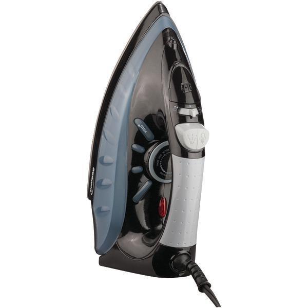 Full-Size Nonstick Steam Iron (Black)-Irons/Garment Steamers-JadeMoghul Inc.