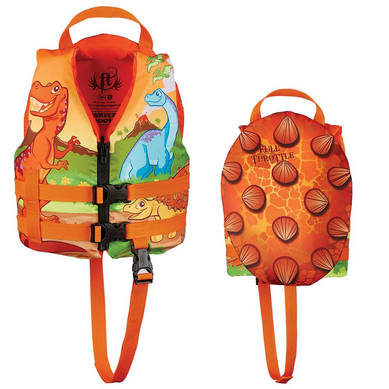 Full Throttle Water Buddies Life Vest - Child 30-50lbs - Dinosaurs [104300-200-001-15]-Personal Flotation Devices-JadeMoghul Inc.