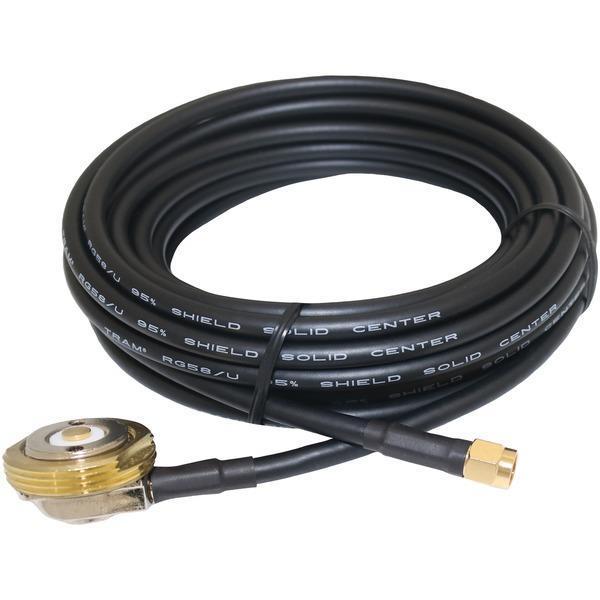 Fully Enclosed NMO 3/4" Hole Mount with Cable & SMA Male Connector-Radios, Scanners & Accessories-JadeMoghul Inc.