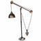 Functionally Unique Arris Balanced-Arm Floor Lamp-Floor Lamps-Brown-metal iron wire lamp holder-JadeMoghul Inc.