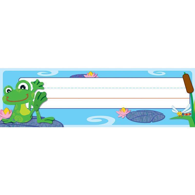 FUNKY FROGS DESK NAME PLATES-Learning Materials-JadeMoghul Inc.