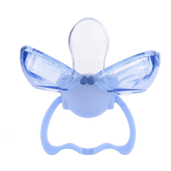 Funny Silicone Nipple Automatic Housing Baby Pacifier Toddler Soother Teether Care Dustproof BPA Free 1pc-Blue-JadeMoghul Inc.