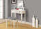 Furniture Affordable Furniture - 30.5" x 46.75" x 68" White, Black, Particle Board, Foam - Vanity Set 2pcs HomeRoots