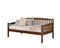 Furniture Affordable Furniture - 42" X 80" X 37" Antique Oak Wood Daybed HomeRoots