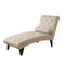 Furniture Affordable Furniture - 65'.75" x 27'.25" x 37'.5" Taupe, Cappuccino, Foam, Particle Board, Solid Wood, Microfiber - Chaise Lounger HomeRoots