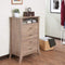 Furniture Bedroom Chest of Drawers - 30" X 17" X 44" Rustic Natural Wood Chest HomeRoots