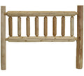 Furniture Bedroom Furniture - 56" X 4.5" X 48" Vintage Whiskey Wood Low Double Headboard HomeRoots