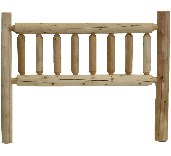 Furniture Bedroom Furniture - 56" X 4.5" X 48" Vintage Whiskey Wood Low Double Headboard HomeRoots