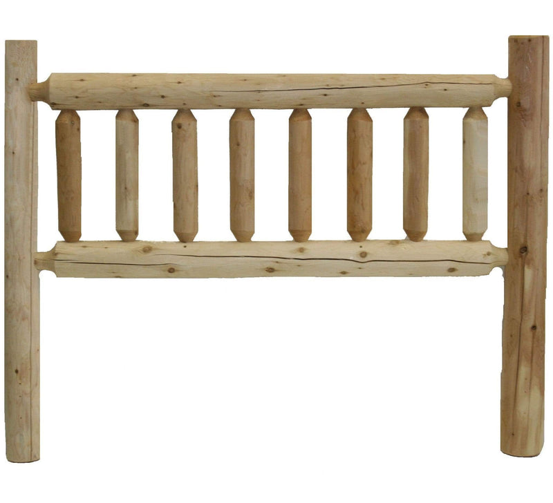 Furniture Bedroom Furniture - 56" X 4.5" X 48" Vintage Whiskey Wood Low Double Headboard HomeRoots