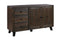 Furniture Buffet Furniture - 18" X 60" X 35" Brown Pine Wood And Mdf Buffet HomeRoots
