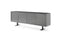 Furniture Buffet Furniture - 87" X 18" X 31.5" Gray Metal Buffet HomeRoots