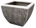 Furniture Cheap Furniture - 1" x 21" x 19" Square, Ribbed - Flower Pot HomeRoots