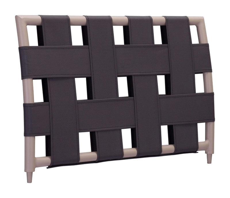 Furniture Cheap Furniture - 28.7" x 2" x 19.5" Taupe & Brown, Mesh, Powder Coated Aluminum, Beach Arm Side/Backrest HomeRoots