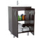 Furniture Cheap Furniture - 34" Espresso Solid Composite Wood Vanity with Folding Doors HomeRoots