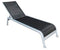 Furniture Decor Steals - 13" X 23" X 81" Gray Aluminum Chaise HomeRoots