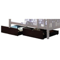 Furniture Discount Furniture - 37" X 41" X 11" 2Pc Espresso Pine Wood Drawer HomeRoots
