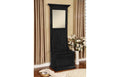 Furniture Furniture Sale - 28.5" X 18" X 78" Black Hardwood Hall Tree HomeRoots