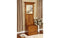 Furniture Furniture Sale - 28.5" X 18" X 78" Burnished Walnut Hardwood Hall Tree HomeRoots