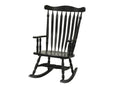 Furniture Furniture Sale - 28" X 24" X 42" Black Hardwood Corkwood Rocker HomeRoots