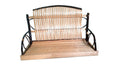 Furniture Furniture Sale - 35" X 20" X 53" Natural Hardwood Swing-Oak HomeRoots