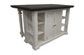Furniture Furniture Sale - 60" X 38" X 36" Vintage Estates Veneer Solid Wood Kitchen Island HomeRoots