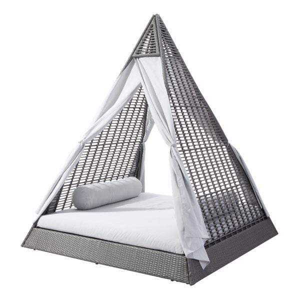 Furniture Home Furniture - 77" X 79" X 9" Gray And Light Gray Albany Daybed HomeRoots