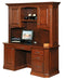 Furniture Living Room Furniture - 69.25" x 23.5" x 77.5" Wooden Acres Stain Credenza Base & Hutch HomeRoots
