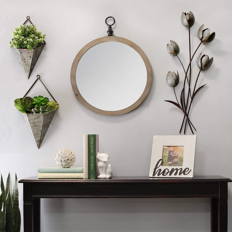 Furniture Modern Furniture - 11.02" X 2.95" X 27.56" Galvanized Metal Flower Bunch HomeRoots
