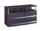 Furniture Modern Furniture - 27" Exquisite Wenge High Gloss TV Entertainment Unit HomeRoots