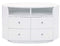 Furniture Modern Furniture - 29" Sophisticated White High Gloss TV Entertainment Unit HomeRoots