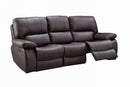 Furniture Modern Furniture - 41" Sleek Brown Leather HomeRoots