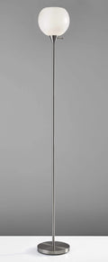 Furniture Rustic Furniture - 10" X 10" X 71.5" Black Metal Torchiere HomeRoots