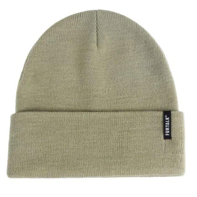 FURTALK Beanie Hat for Women Men Winter Hat Knitted Autumn Skullies Hat Unisex Ladies Warm Bonnet Cap Korean Black Red Cap AExp