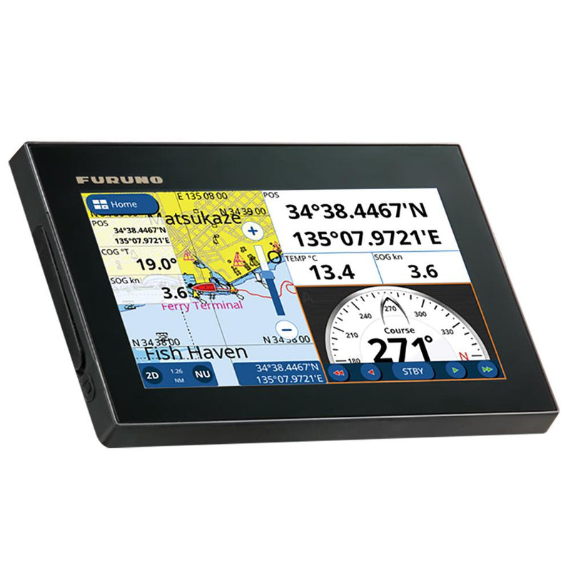 Furuno GP1871F 7" GPS-Chartplotter-Fishfinder 50-200, 600W, 1kW, Single Channel CHIRP [GP1871F]-GPS - Fishfinder Combos-JadeMoghul Inc.